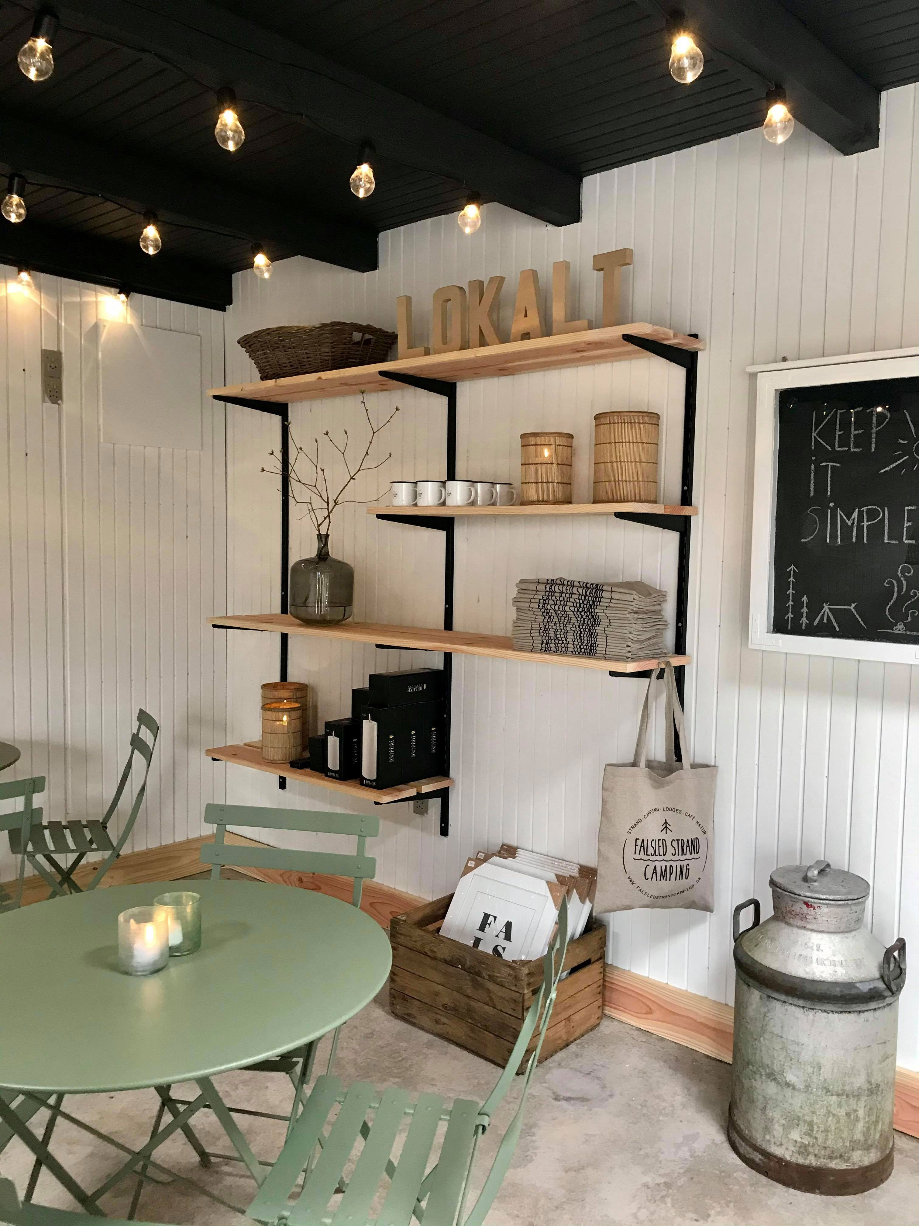 Caféen efter renoveringen.