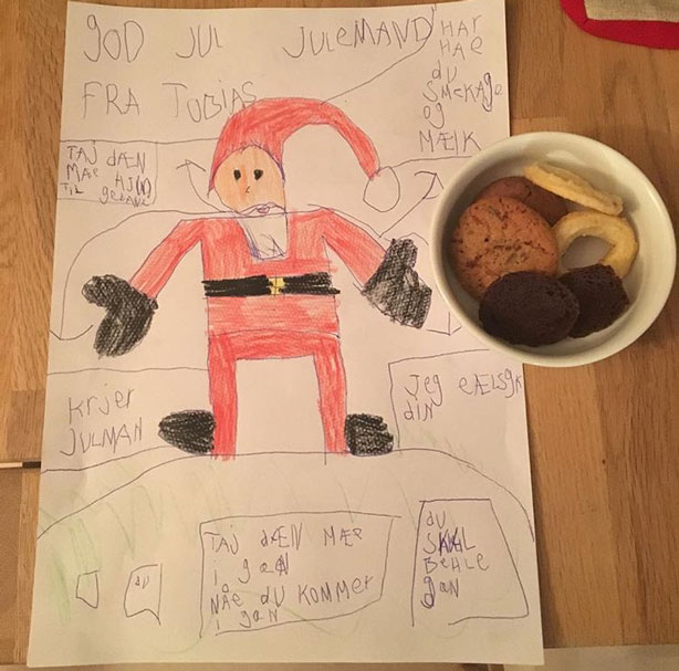Skriv brev til julemanden