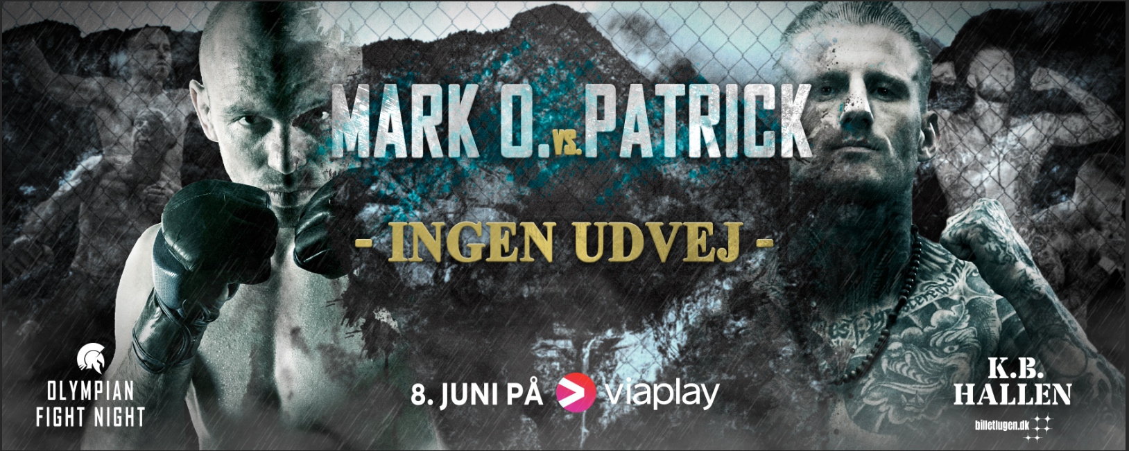 dramatisk skøjte Pinpoint Patrick Nielsen springer ud som MMA-fighter i et brag af en kamp mod Mark O.  Madsen - Euroman