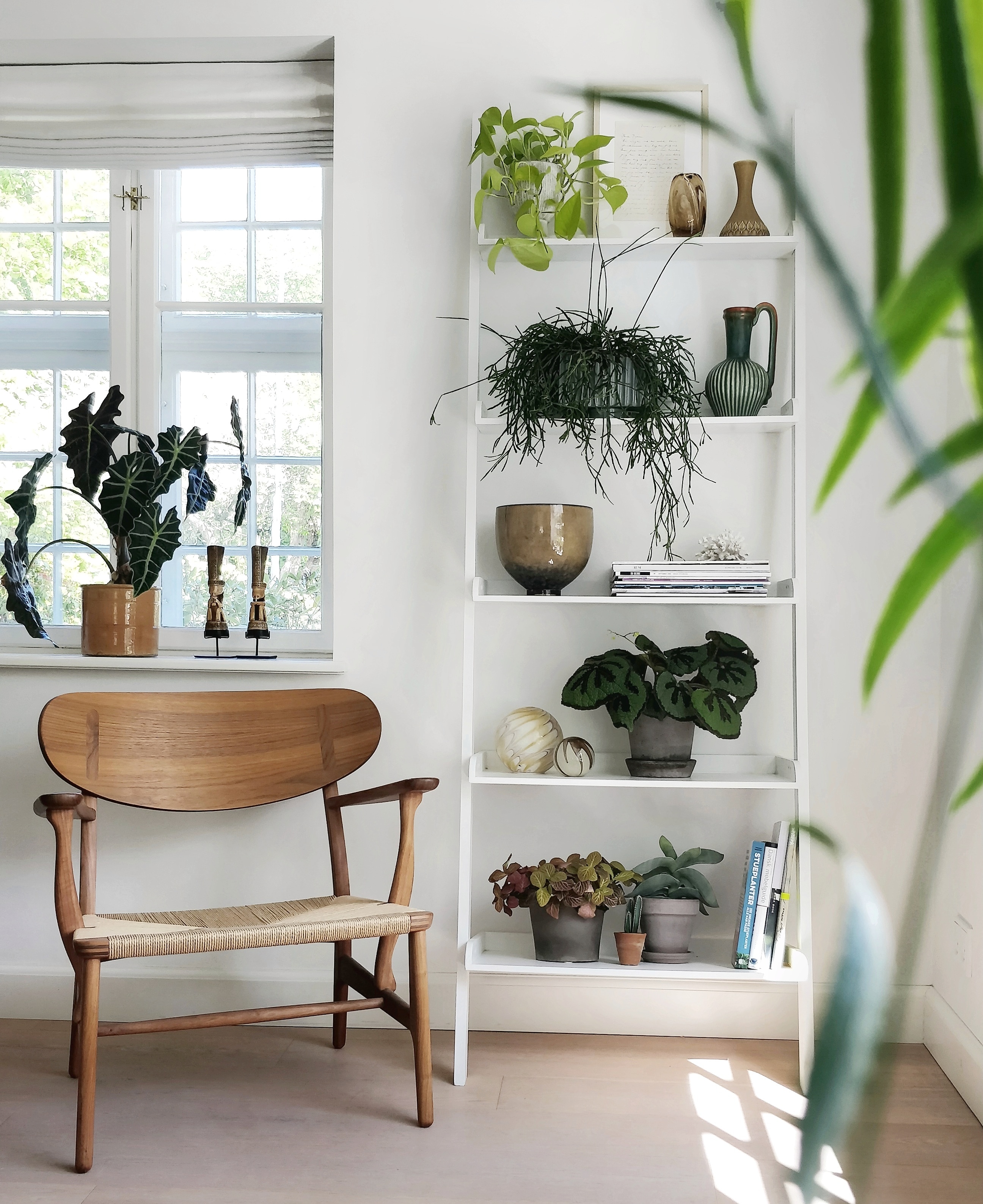 CH22 loungestol af Hans J. Wegner