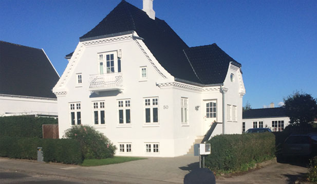 Stine og Frederiks murermestervilla fra 1925 i Slagelse.