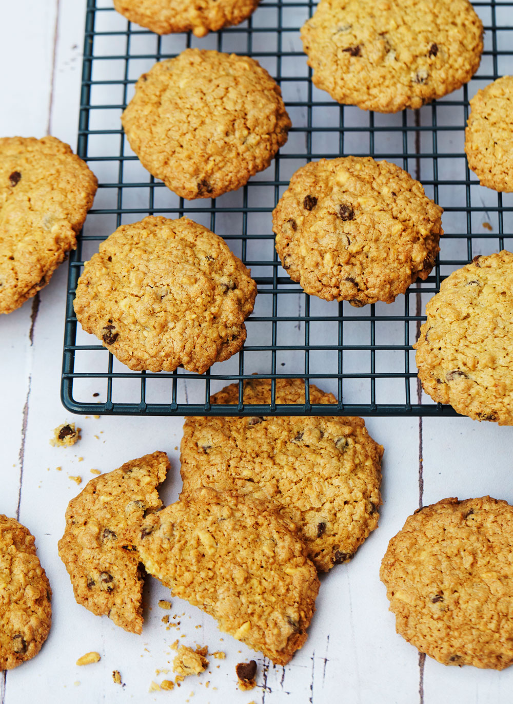Lækre hjemmebagte cookies... til morgenmad!