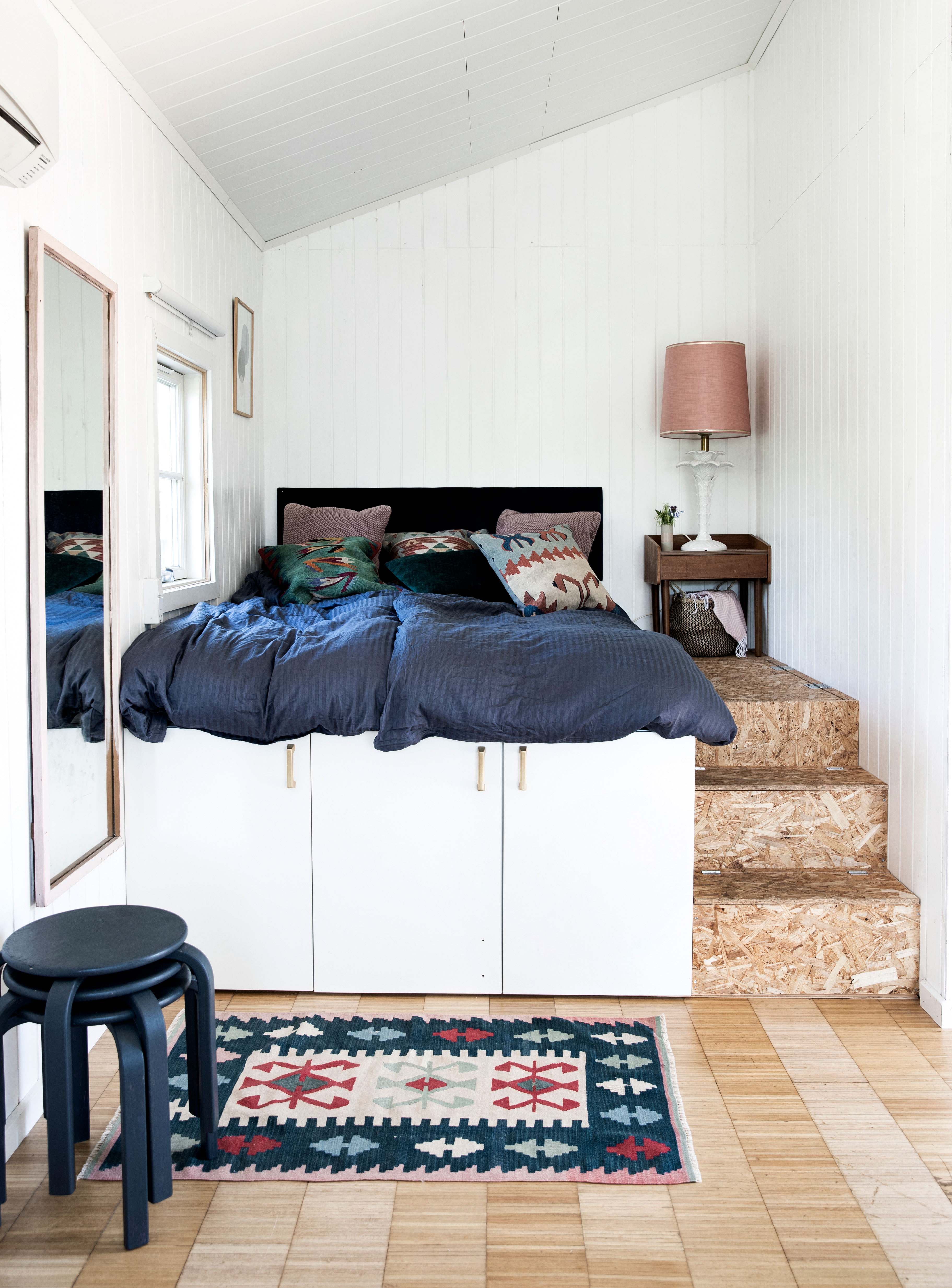 3 fantastiske hjemmebyggede senge med - se dem ALT.dk