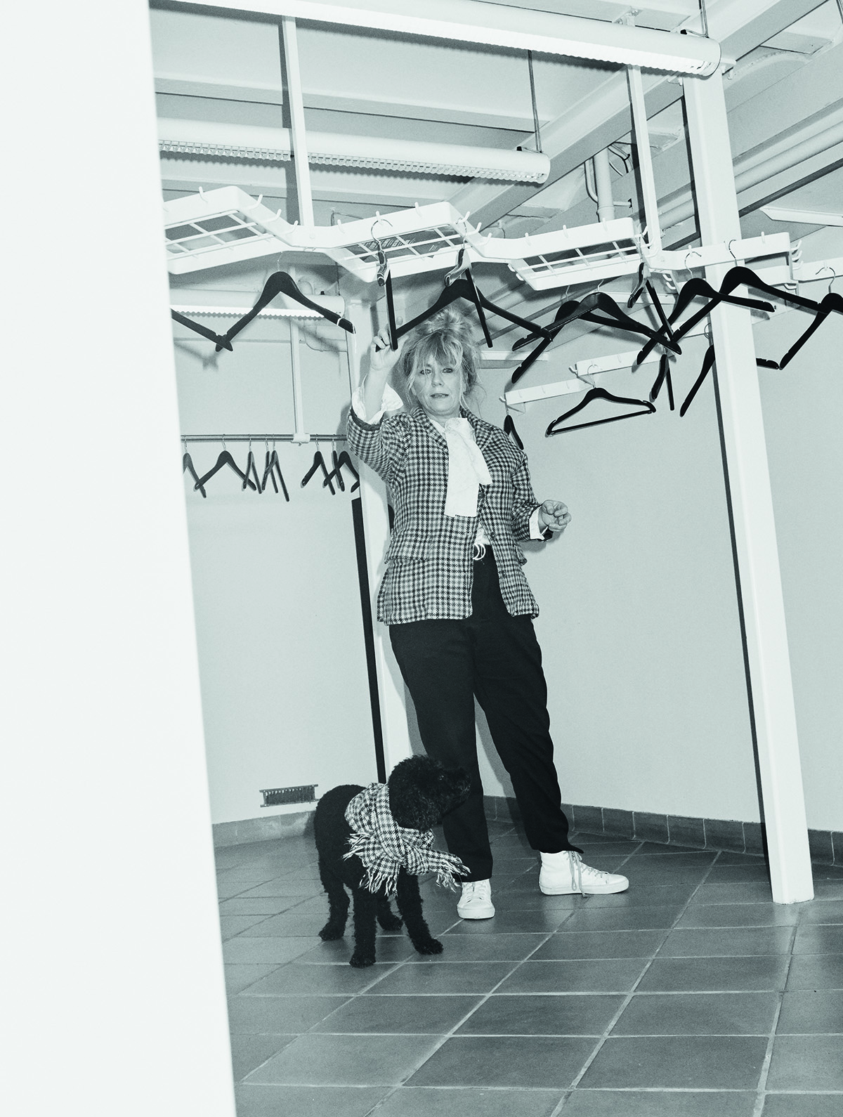 Line Knutzon og hunden Basse