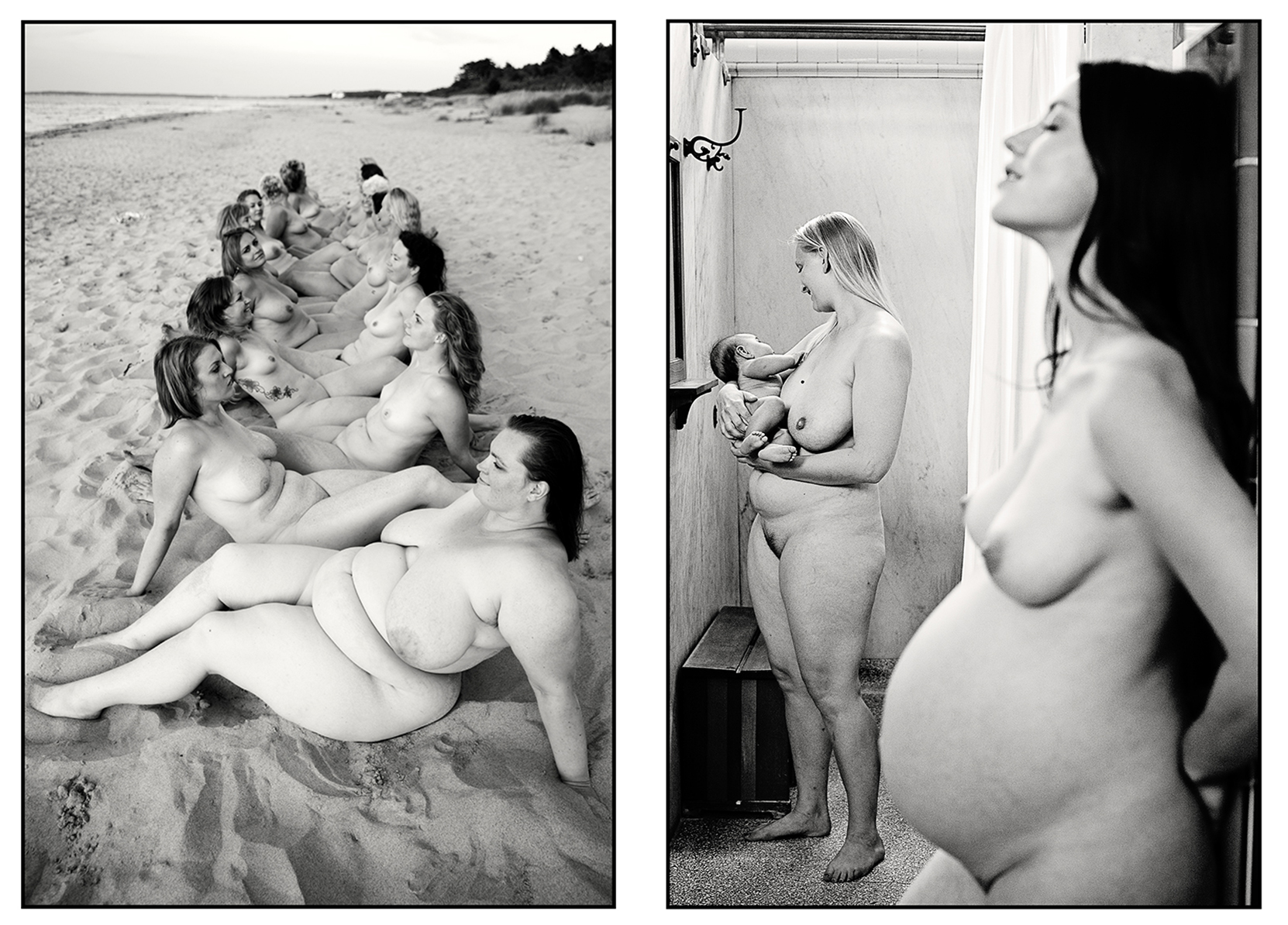 Farvel bypass Spole tilbage Heidi har fået 49 kvinder til at fotografere sig nøgne: Sådan ser kvinder  rigtigt ud - ALT.dk