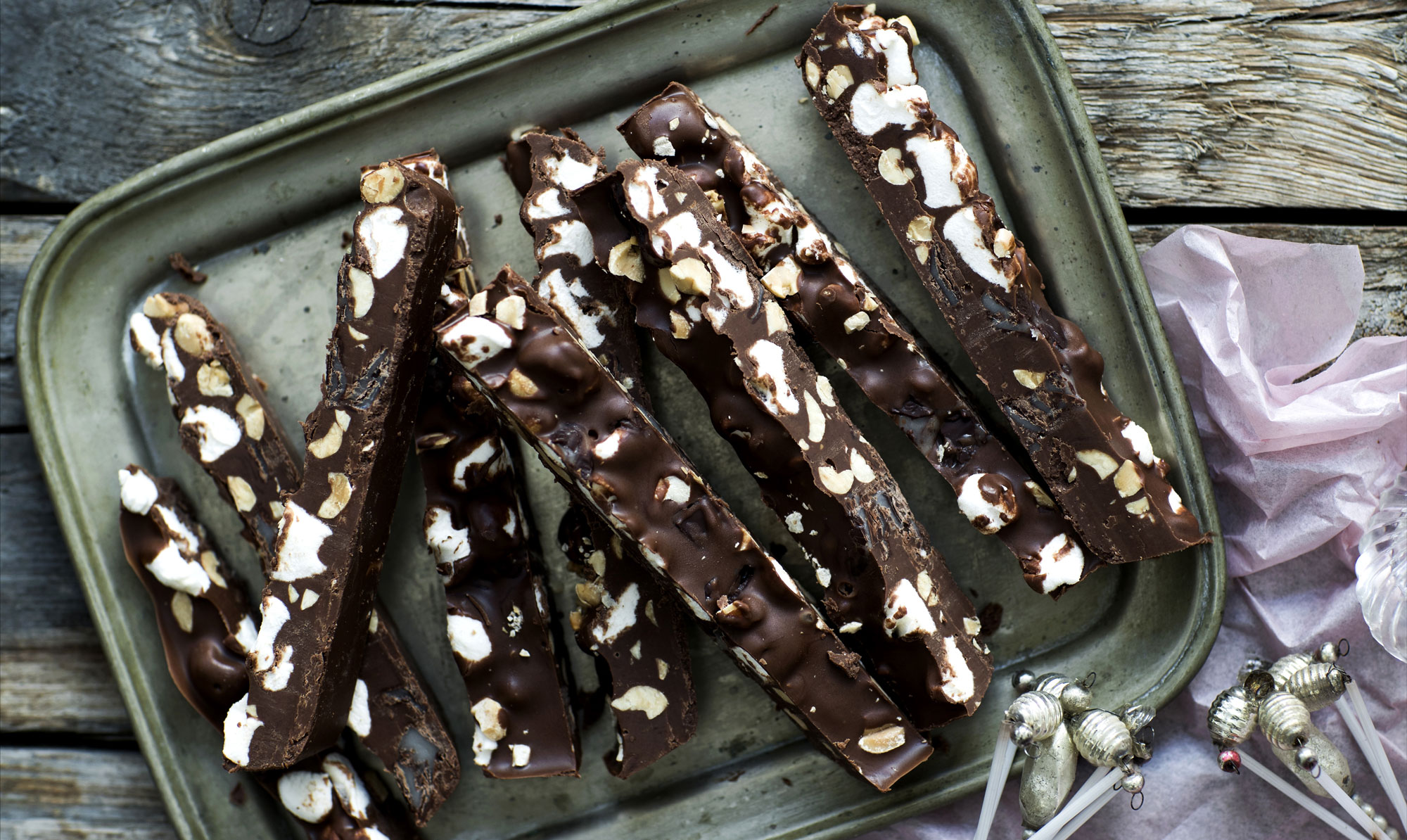Rocky road med mint